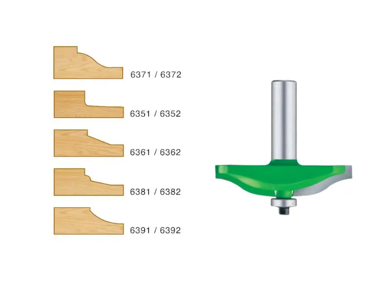Raised Panel Bits With Bearing